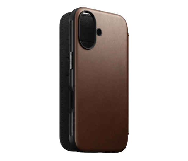 Nomad Modern Leather Folio do iPhone 16 Plus brown - 1288736 - zdjęcie 2